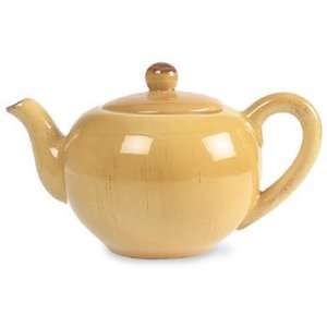  Ceramiche Alfa Ital Earthenware Honey Gold Teapot Kitchen 