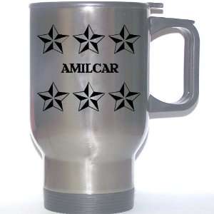  Personal Name Gift   AMILCAR Stainless Steel Mug (black 