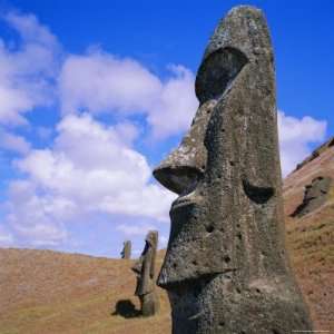 Volcan Rano Raraku, Southern Slope, Birthplace of Countless Moai 