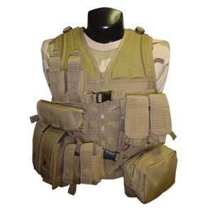  Condor Tactical Modular Molle Assault Vest + 8 Pouches 