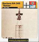 BACHEM BA 349 NATTER German Rocket WW2 WAR PICTURE CARD