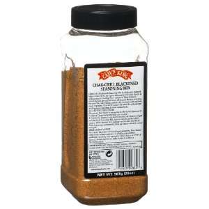 Cajun King Char Grill Blackened Seaoning Mix, 20 Ounce Plastic 