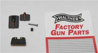 Walther SP22 TruGlo Pistol Front and Rear Sight Set NEW  