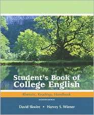 Students Book of College English Rhetoric, Readings, Handbook 