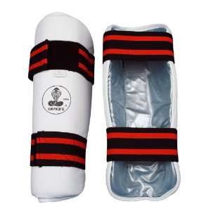  Cobra Shin Guard Vinyl White