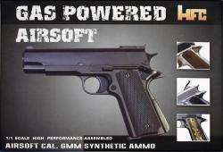 HFC HG 121B Colt 1911 Airsoft Gas Pistol NonBlowback Gun M1911A 345 