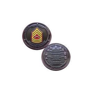  US Marine Corps Master Sergeant Challenge Coin Everything 