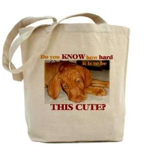  Cute vizsla puppy Cute Tote Bag by  Beauty