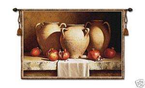 Clay Urn Large Western Still Life Wall Hanging Tapestry  
