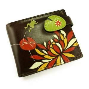  Compact Brown ESPE Wallet with Frog 