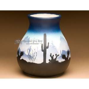  Native American Navajo Pottery Vase 9  Desert (v212 