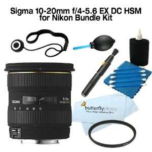  Sigma 10 20MM F4 5.6 EX DC HSM FOR NIKON with 77mm UV 