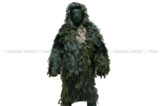Sniper Woodland Camo Ghillie Hoodie Suit ST36 01407  