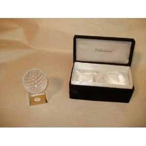  60mm Crystal Golf Ball with Stand