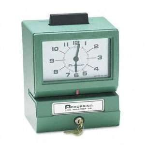   Model 125 Analog Manual Print Time Clock with