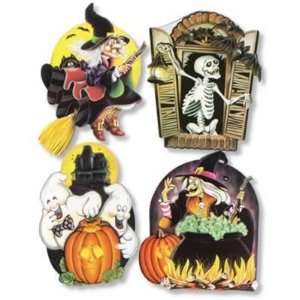  Beistle   01447   Pkgd Halloween Cutouts  Pack of 12 Toys 