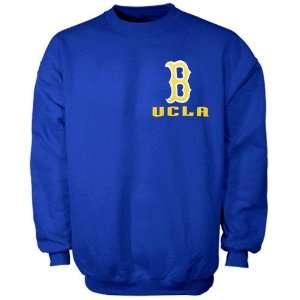 NCAA UCLA Bruins Mens Keen Fleece Crew   True Blue  Sports 