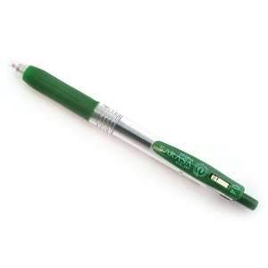   Push Clip Gel Ink Pen   0.4 mm   Viridian Green