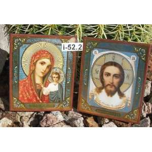 Virgin Mary * Jesus Christ * 2 Folded panel * Nativity Icon * Series 