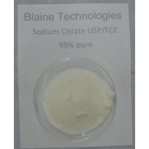  Sodium Citrate; Na3C6H5O7; USP/FCC Grade; 99%Pure; 2lb 