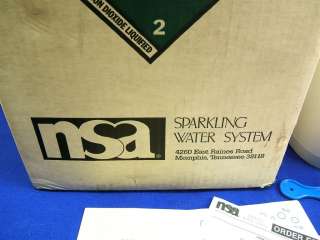 NSA Sparkling Water System NEW Make Carbonated Drinks  