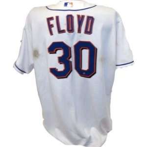  Cliff Floyd Mets Game Used Home Jersey Sports 