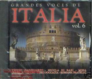 GRANDES VOCES DE ITALIA, VOLUMEN 6. Peppino Gaggliardi, Nicola Di Bari 