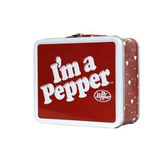   Pepper Dr Pepper Soda Metal Lunchbox Lunch Box
