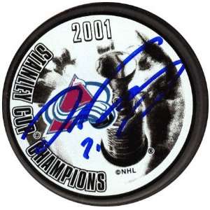  Peter Forsberg Autographed Colorado Avalanche 2001 Stanley 