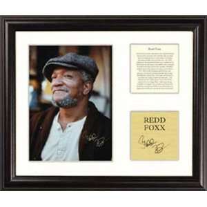  Redd Foxx Framed 5 x 7 Photograph with Biography