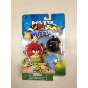  Angry Birds Toys   Mashems   3 PACK (Black, Blue & Red Birds 