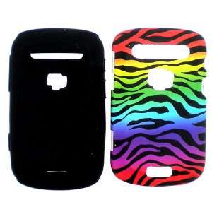 9900 9930 Colorful Rainbow Zebra Animal Skin Design Dual Layer Hybrid 