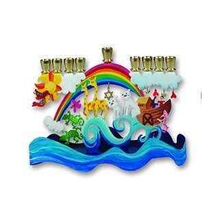  Noahs Ark Menorah Karen Rossi, Judaica