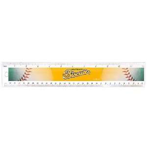   National Design Montgomery Biscuits 12 Team Ruler