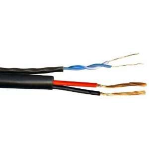  1000ft Balun Wire   Video/Date/Power 1 Pair Black Color 