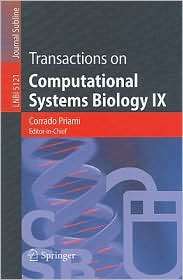 Transactions on Computational Systems Biology IX, (3540887644 