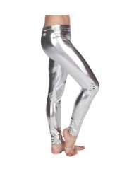 Metallic Ankle Leggings,NF8469