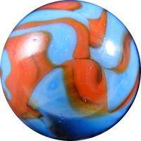 BB Marbles (BR3907) CAC Flame Swirl 5/8 9.9  