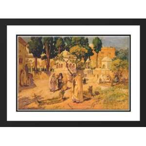  Bridgman, Frederick Arthur 38x28 Framed and Double Matted 