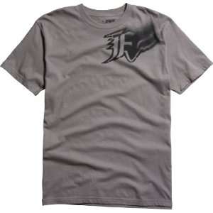  FOX CASUALS DISSENT SHORT SLEEVE T SHIRT DARK GRAY LG 