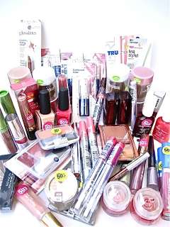  Lot 100 Makeup Cosmetics Assorted CoverGirl NYC Sally Hansen  