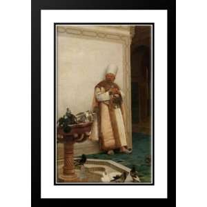 Vibert, Jehan Georges 28x40 Framed and Double Matted A Grand White 
