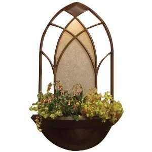  Kichler Lighting 15419TZT Cathedral Lighted Wall Planter 