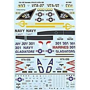  F/A 18 C Hornet VFA 97, VFA 106 (1/48 decals) Toys 