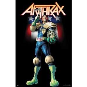  Anthrax Judge Dredd by unknown. Size 23.00 X 34.00 Art 