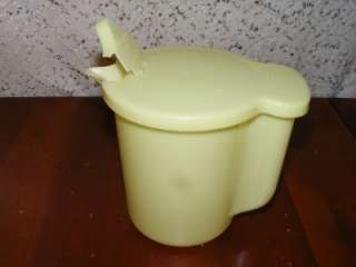 Vintage Yellow Tupperware Milk/Juice Dispenser~EUC  