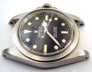 Vintage 1967 Rolex 5513 Submariner Meters First Matte Dial w/ 93150 
