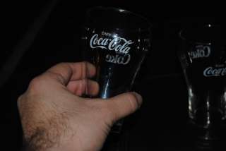 Coca Cola Vintage Soda Fountain Glass Glasses Mini Rare  