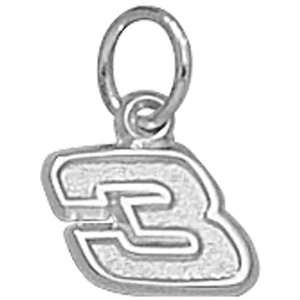   Sterling Silver Very Small Number Charm   Dale Earnhardt One Size