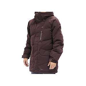  Nike Snowboarding CL Down Jacket (Deep Burgandy/Golden 